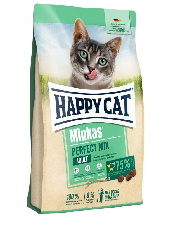 Happy Cat Minkas Perfect Mix Yetişkin Kedi Maması 10 kg