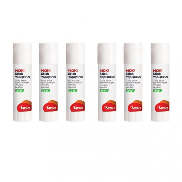 Noki Stick Yapıştırıcı 20 Gr. 3420 - 6 Adet