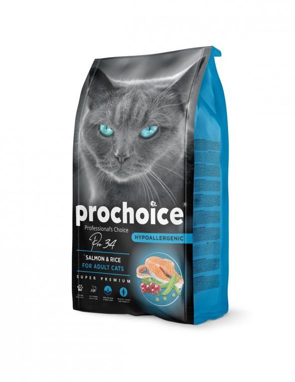 Prochoice Pro 34 Somonlu Yetişkin Kedi Maması 2 Kg