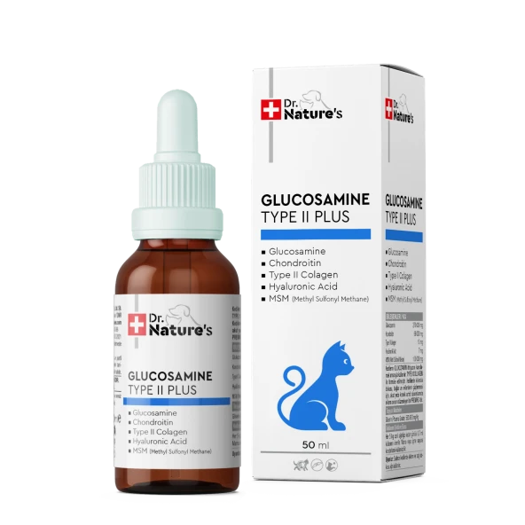 DRNATURES CAT GLUCOSAMINE PLUS 50 ml ( Kediler için Eklem sağlığı)