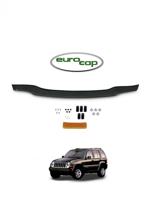 JEEP CHEROKEE ÖN KAPUT KORUYUCU RÜZGARLIĞI 2002 2003 2004 2005 2006 2007 2008 - 4