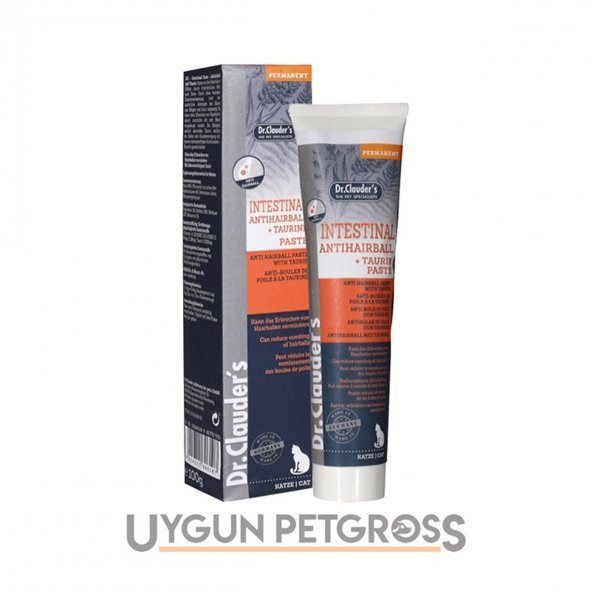 Dr.Clauders İntestinal Anti Hairball Tüy Yumağı Kontrol Kedi Macunu 100 Gr