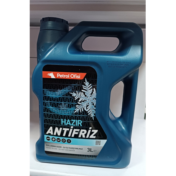 PETROL OFİSİ HAZIR ANTİFRİZ 3 LT -40 DERECE