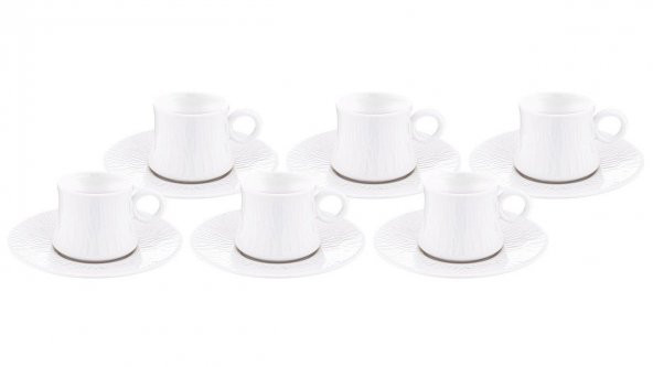 Bambum Lara 6 Kişilik Kahve Fincan Takımı Bush B4928 - 2