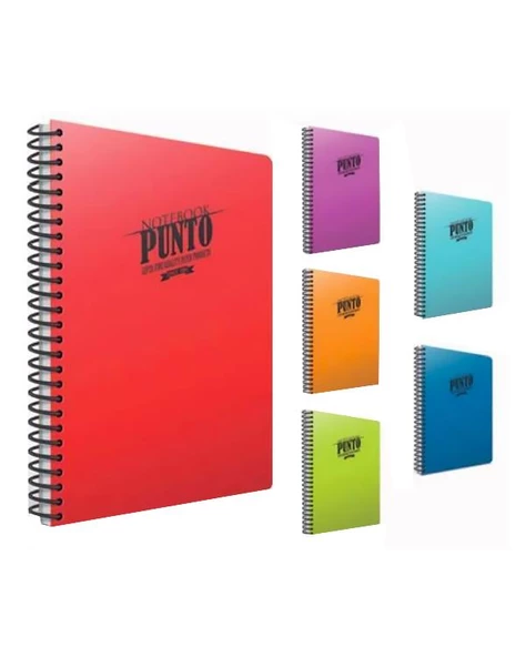 Gıpta Punto A4 80 Yaprak Spiralli Çizgili Defter - 2