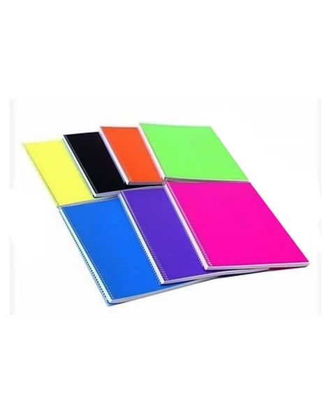 Mynote Flex Neon A4 60 Yaprak Spiralli Kareli Defter - 2