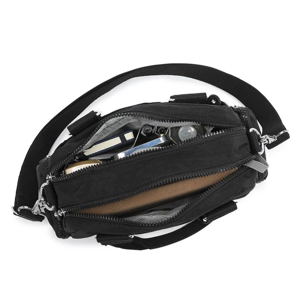 Smart Bags Elden Tutmalı Krinkıl Kumaş Kadın Çantası 3207 - 6