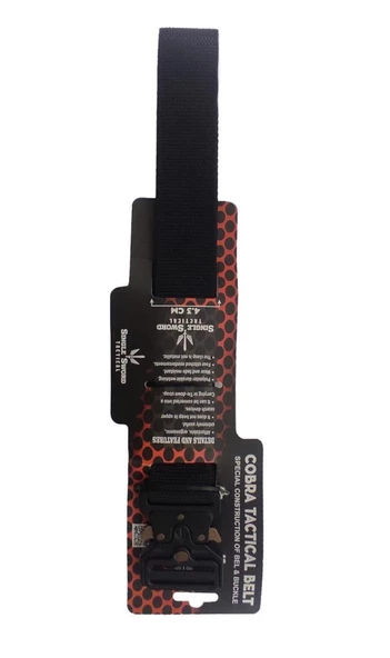 Single Sword Kobra Kemer - Taktik Outdoor ve Koruma Pantolon Kemeri Yerli - 8