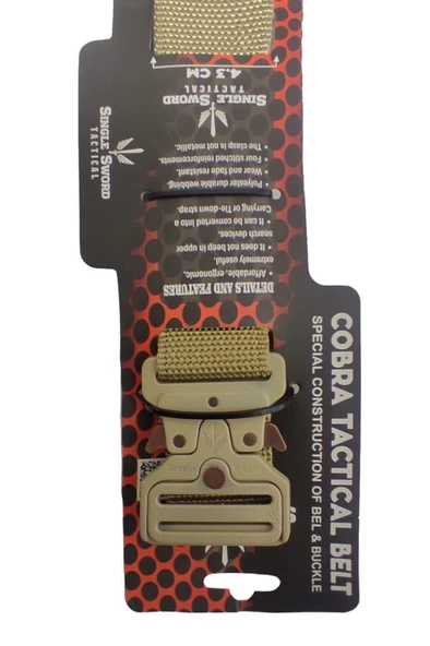 Single Sword Kobra Kemer - Taktik Outdoor ve Koruma Pantolon Kemeri Yerli - 2