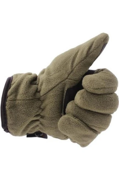 İşnar Erkek&Kadın Outdoor Kışlık Kaymaz Polar Eldiven - 2