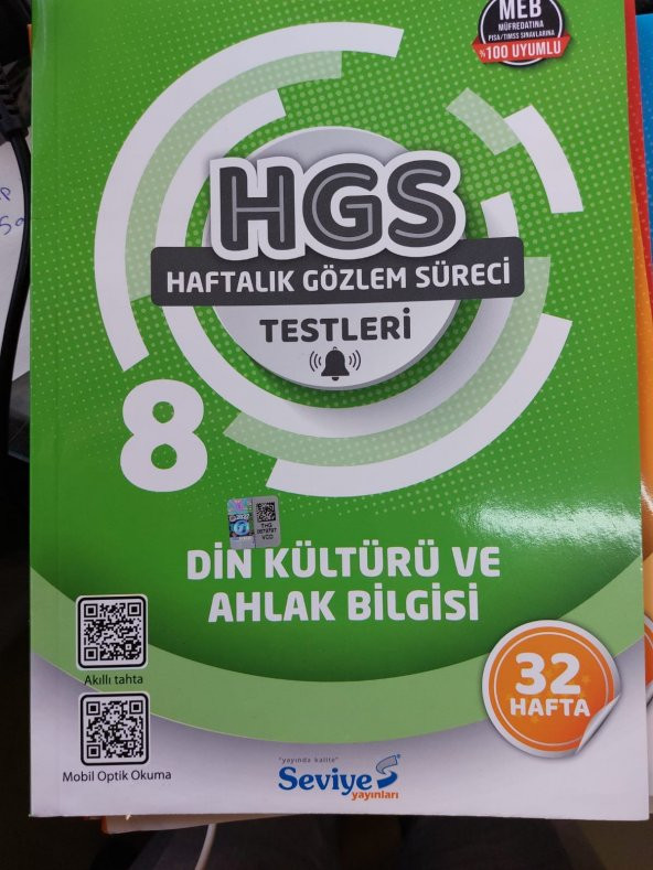 SEVİYE YAYINLARI 8.SINIF DİN KÜLTÜRÜ   HGS TESTLERİ 32 HAFTA