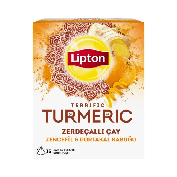 Lipton Terrific Turmeric Zerdeçallı Bitki Çayı 15li
