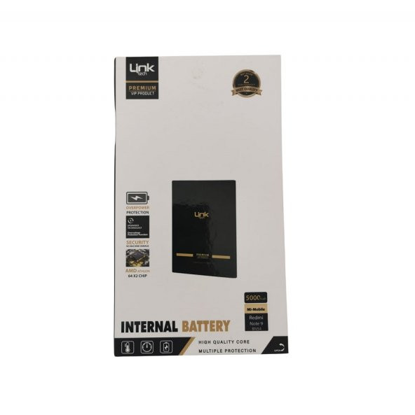 LinkTech Xiaomi Redmi Note 9 Premium Batarya BN54 5000 mAh - 3