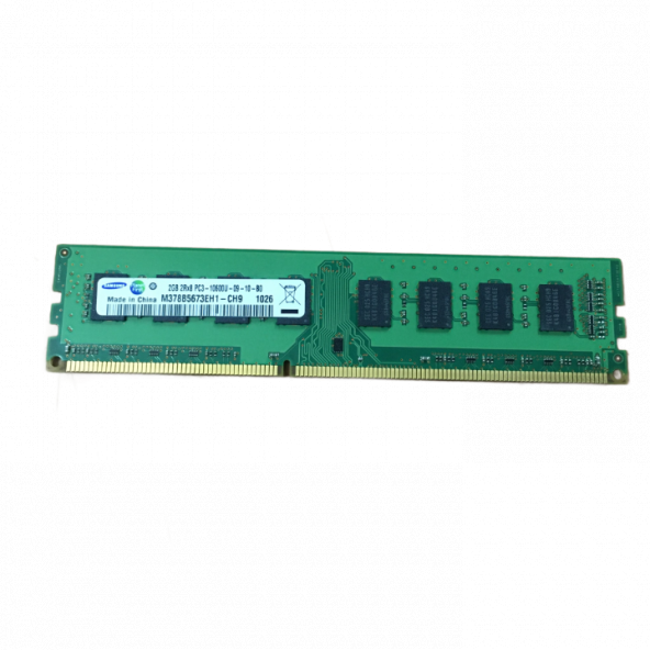 SAMSUNG 2GB 2RX8 PC3 10600U DDR3 1333MHZ MASAÜSTÜ RAM