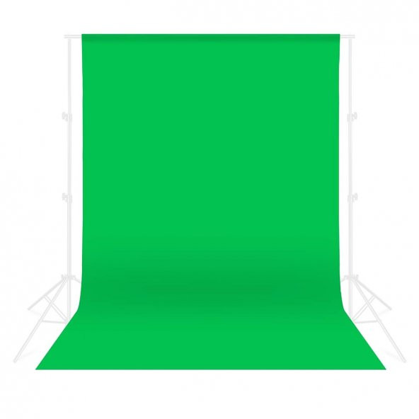 Cazipshop Green Screen Greenbox Yeşil Fon Perde 2x3