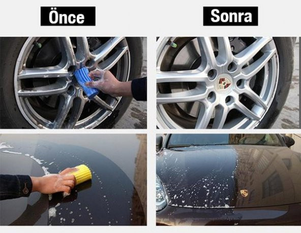 Coofbe PVA Materyal 1 ADET Çok Amaçlı Temizlik Süngeri Mutfak Bulaşık Süngeri Araç Yıkama Süngeri - 3