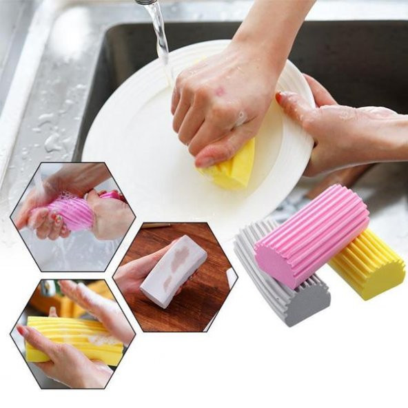 Coofbe PVA Materyal 1 ADET Çok Amaçlı Temizlik Süngeri Mutfak Bulaşık Süngeri Araç Yıkama Süngeri - 6