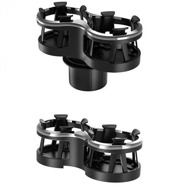 Coofbe Yeni Nesil Araç Bardak Tutucu Bardak Çoğaltıcı Araç İçin Çift Bardak İçecek Tutucu Bardaklık - 5