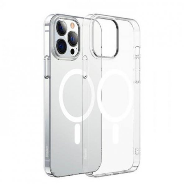 Baseus 2in1 Magsafe iphone 13 Pro Kılıf Ve İphone 13 Pro Ekran Koruyucu Set Sararmaz Polikarbon Kılıf Ekran Koruyucu - 5