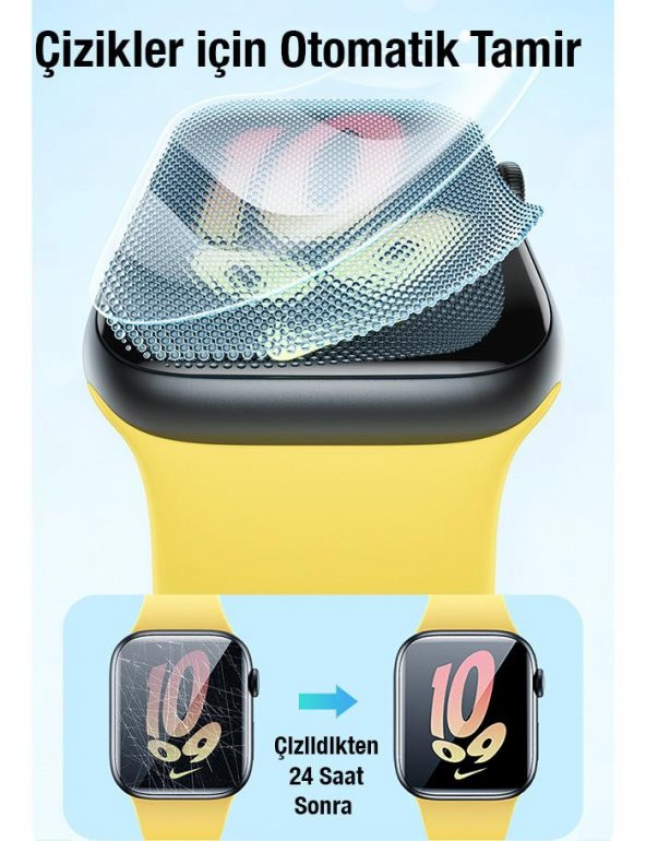 Baseus Apple Watch 4 5 6 40MM Ekran Koruyucu Apple Watch SE SE2 40 MM Ultra HD Parmak İzi Bırakmaz - 2