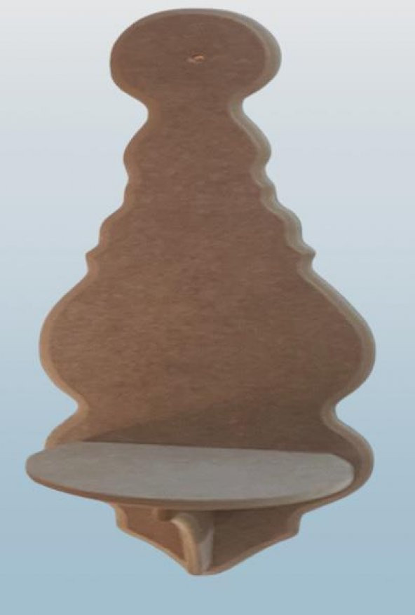 Hobi Adn 90240 Dekoratif Lamba Ve Kupa Raf CNC Kesim Ahşap MDF HAM El Yapım