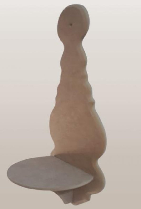 Hobi Adn 90240 Dekoratif Lamba Ve Kupa Raf CNC Kesim Ahşap MDF HAM El Yapım - 3