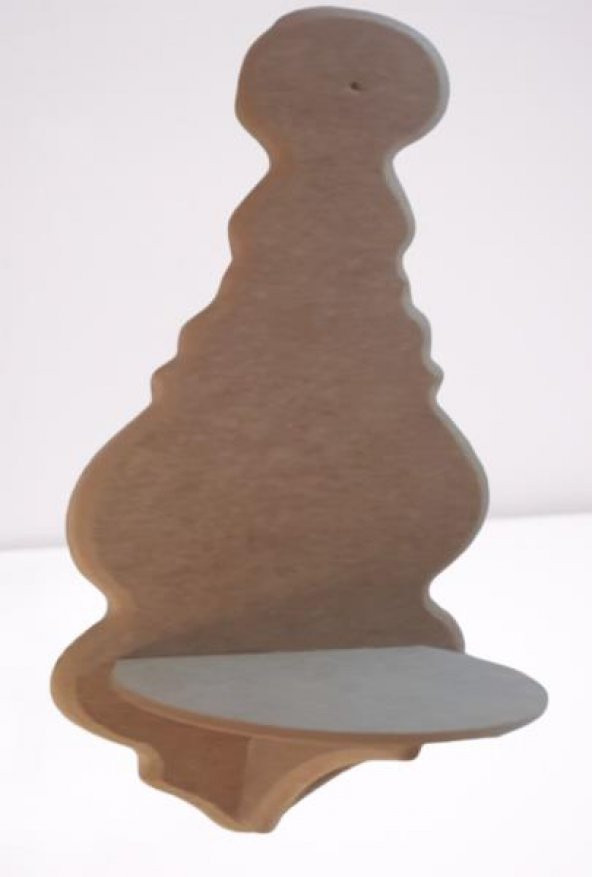 Hobi Adn 90240 Dekoratif Lamba Ve Kupa Raf CNC Kesim Ahşap MDF HAM El Yapım - 6