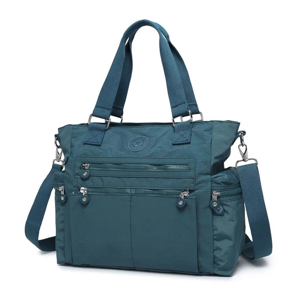 Smart Bags Krinkıl Kumaş Kadın Anne Bebek Omuz Çantası 1210 - 4