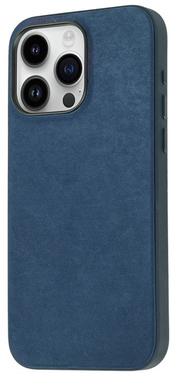 Apple iPhone 15 Pro Max Kılıf Mikro Fiber Mimoza Kapak - 2