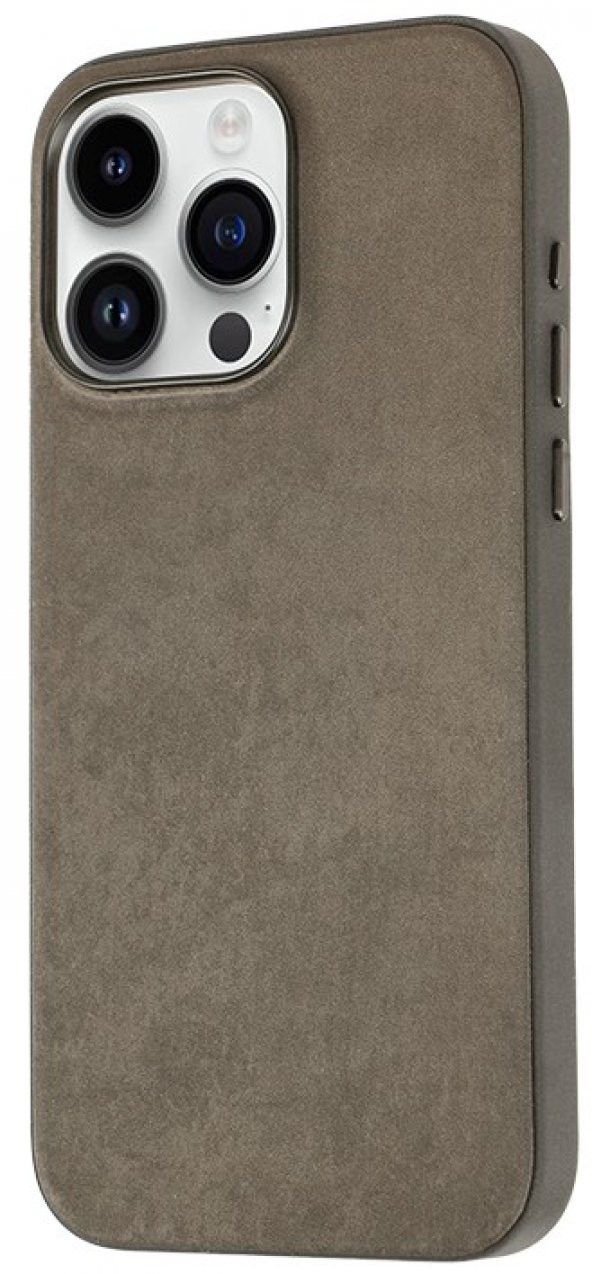 Apple iPhone 15 Pro Max Kılıf Mikro Fiber Mimoza Kapak - 3