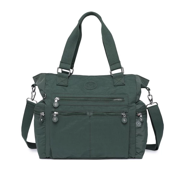 Smart Bags Krinkıl Kumaş Kadın Anne Bebek Omuz Çantası 1210 - 9