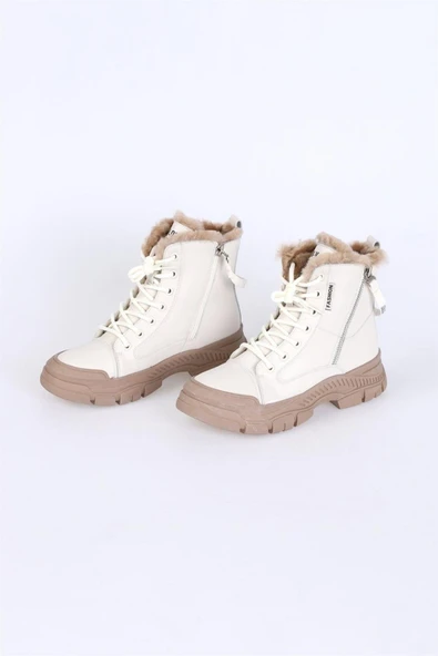 Guja 23K310-24 Kadın İçi Yünlü Kaymaz Taban Deri Bot - Resim 10