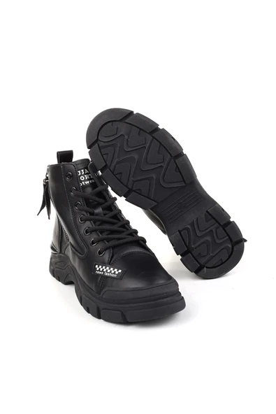 Guja 23K310-9 Kadın İçi Yünlü Kaymaz Taban Deri Bot - Resim 4