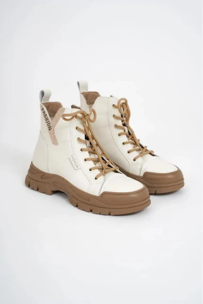 Guja 23K310-14 Kadın İçi Yünlü Kaymaz Taban Deri Bot - Resim 8