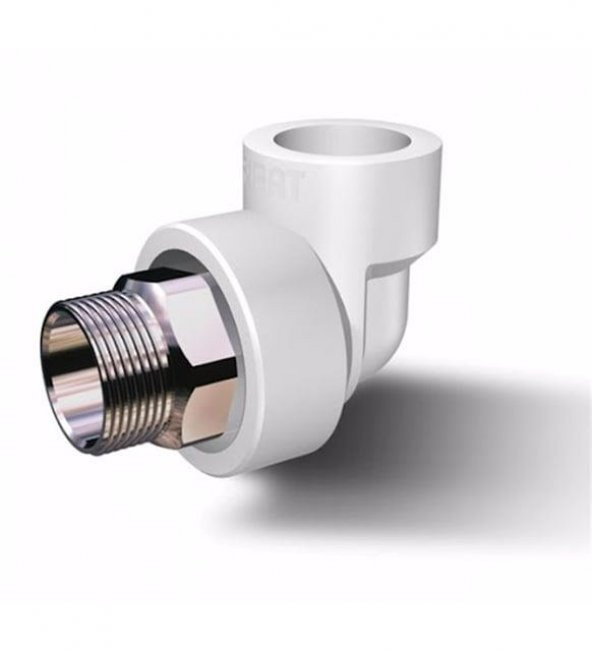 PPRC Dış Dişli Dirsek 32-1  MM (Altı Köşe) - 1
