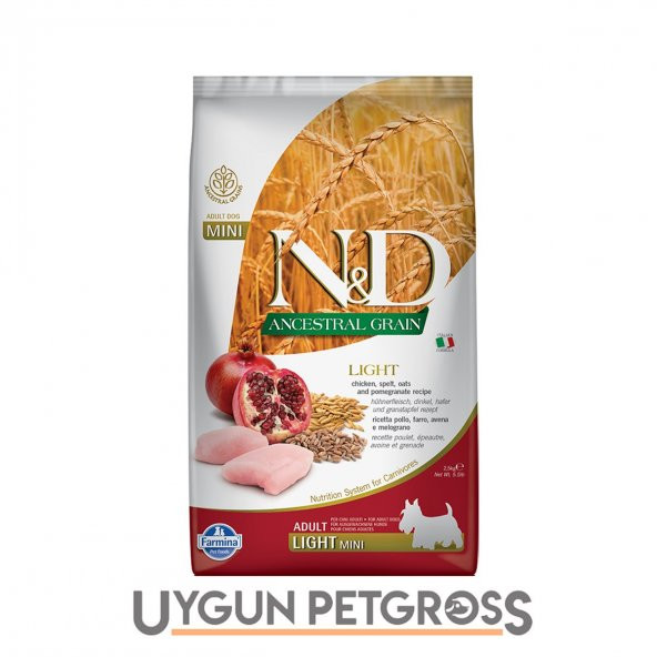 N&D Düşük Tahıllı Küçük Irk Diyet Yetişkin Köpek Maması 2.5 Kg - 1