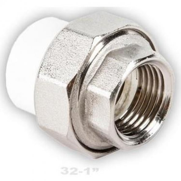PPRC İç Dişli Rakor 32-1  MM (Altı Köşe)