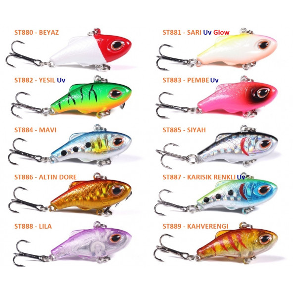 Avmatik MG088 Vib 3.5 cm 5.2 gr Suni Yem