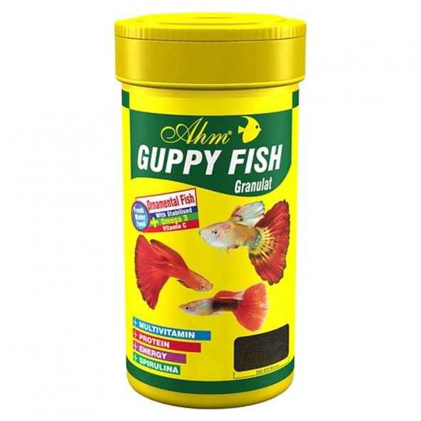 A.H.M Guppy Fish Granulat 250 Ml