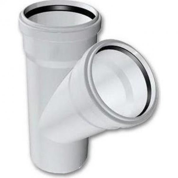 PVC Tek Çatal 100/100