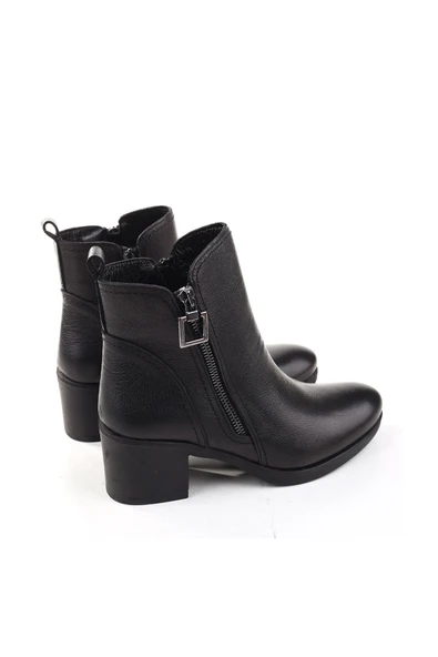 Castle Black 92163-1 Termo Taban Hakiki Deri Günlük Kadın Bot - Resim 4