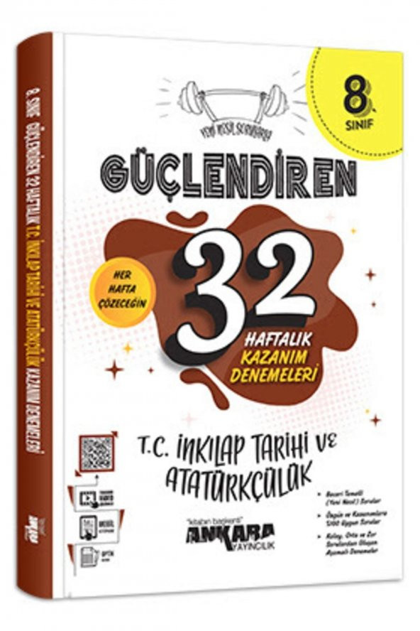 8. Sınıf Güçlendiren 32 Haftalık T.c Inkılap Ta