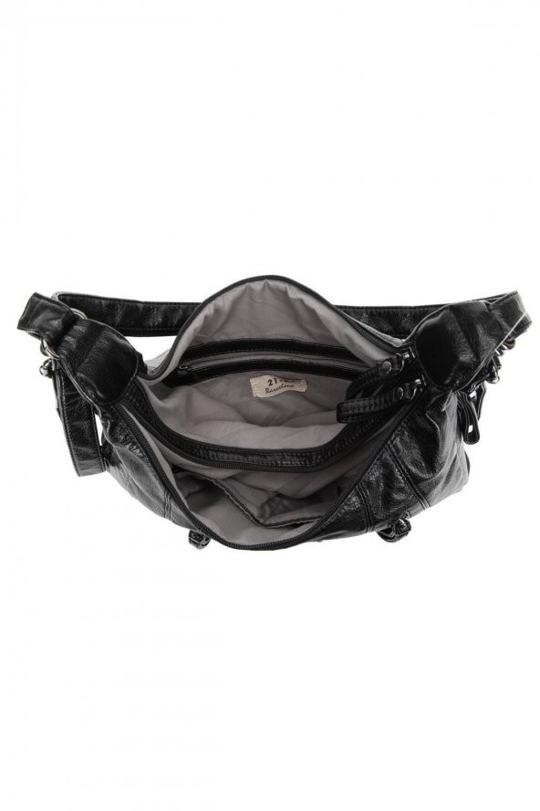 Yıkama Deri Omuz Askılı Kadın Çantası 21-k Barcelona 1838 - 5