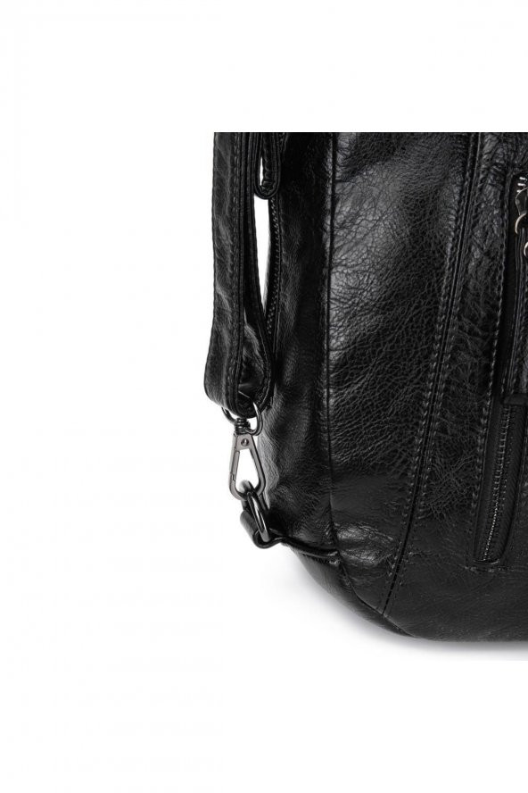 Yıkama Deri Omuz Askılı Kadın Çantası 21-k Barcelona 1838 - 8