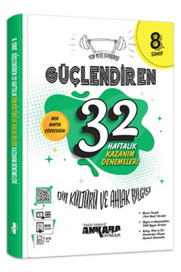 8. Sınıf Güçlendiren 32 Haftalık Din Kültürü Ve ürün görseli 1