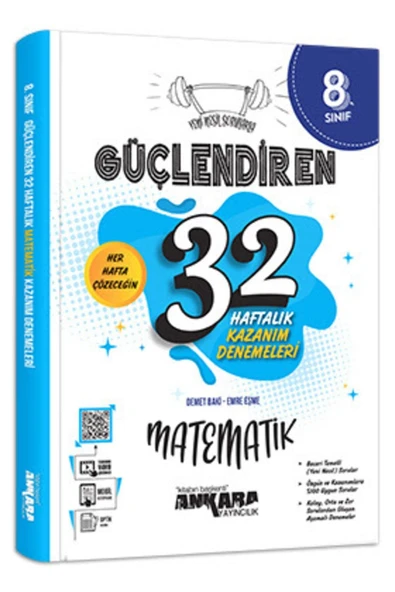 8. Sınıf Güçlendiren 32 Haftalık Matematik Kaza ürün görseli 1
