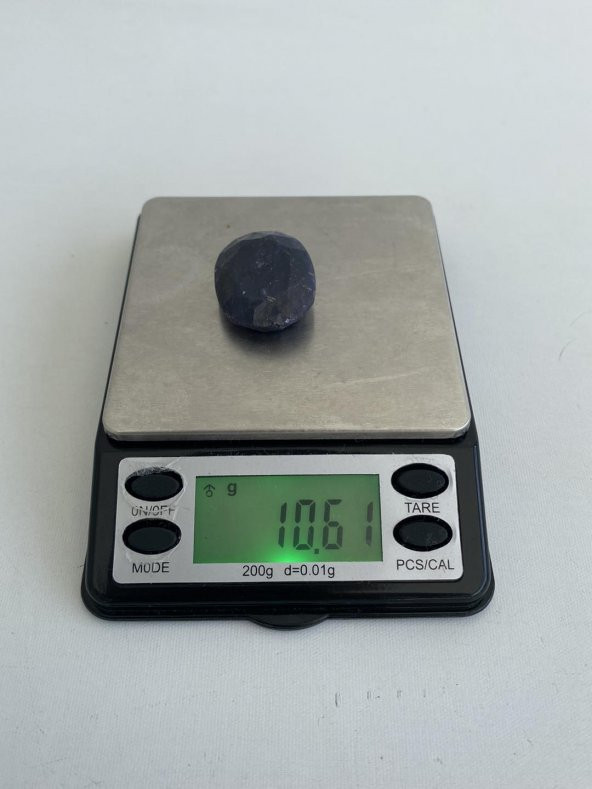 Kabaşon Kesim Doğal Mavi Safir Taşı 52 Karat - 6