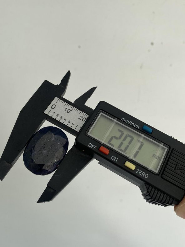 Kabaşon Kesim Doğal Mavi Safir Taşı 52 Karat - 7