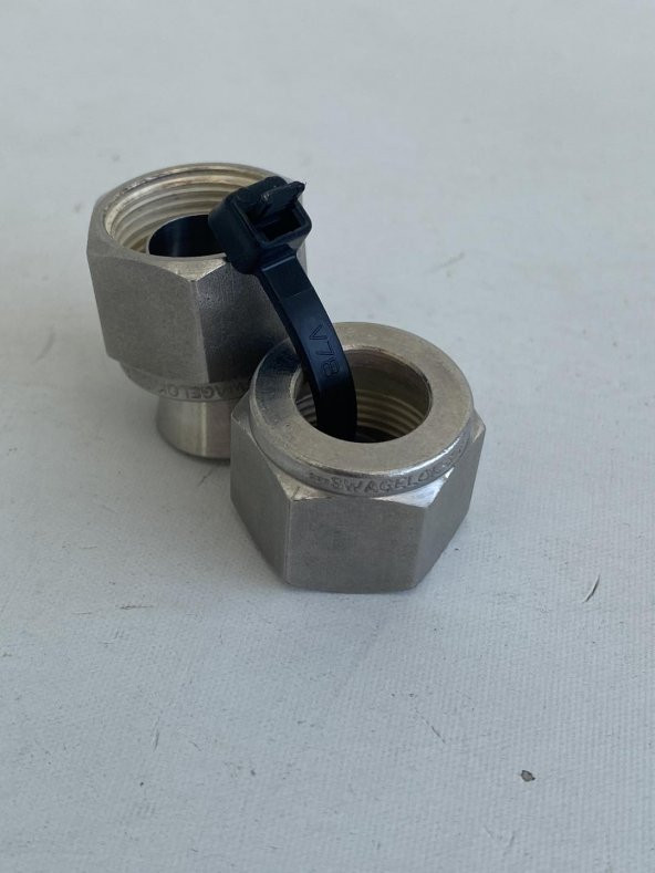 Swagelok Paslanmaz Çelik Somun Yüksük Seti 1/2 1698505305 P (2 Adet) - Resim 5