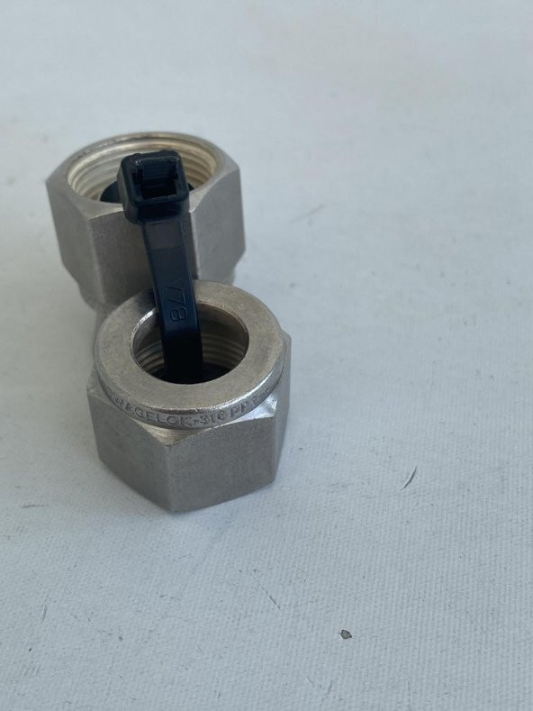 Swagelok Paslanmaz Çelik Somun Yüksük Seti 1/2 1698505305 P (2 Adet) - Resim 6